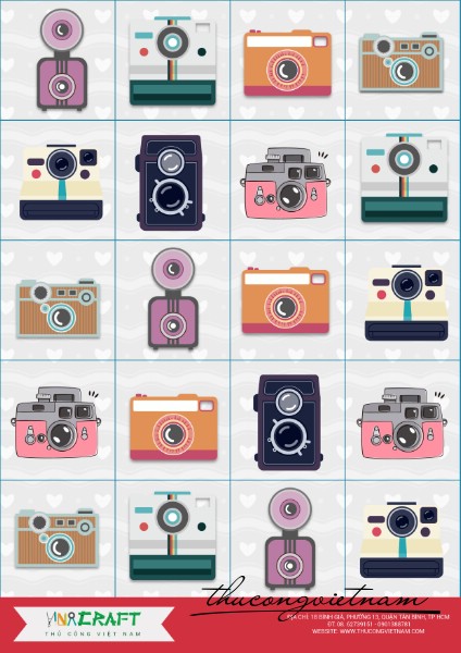 Sticker máy chụp hình mẫu 5